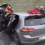 Na obchvatu Lechovic na Znojemsku se střetlo nákladní auto s dodávkou