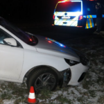 Šofér skončil v příkopu u Bystřice, nadýchal skoro 3 promile