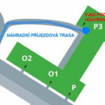 Do pavilonu P3 jen od lékárny