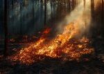 Vysoko nad Evropou se usadil oblak kouře z Kanady