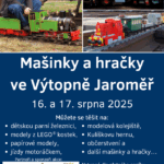 Parní mašinky, LEGO i motoráček: Výtopna Jaroměř láká na víkend plný her a nostalgie