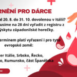 Nemocnice Boskovice vydala upozornění pro dárce krve nebo plazmy