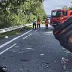 Poblíž České u Kuřimi se střetla čtyři auta