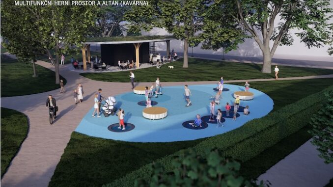 Altán, kavárna, nové stromy i květiny. Park na náměstí Svobody v Přerově projde proměnou za 41 milionů