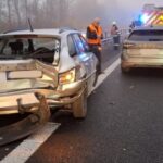 D35 u Olomouce: po srážce kamionů, dodávky a osobního auta jeden mrtvý, další zranění