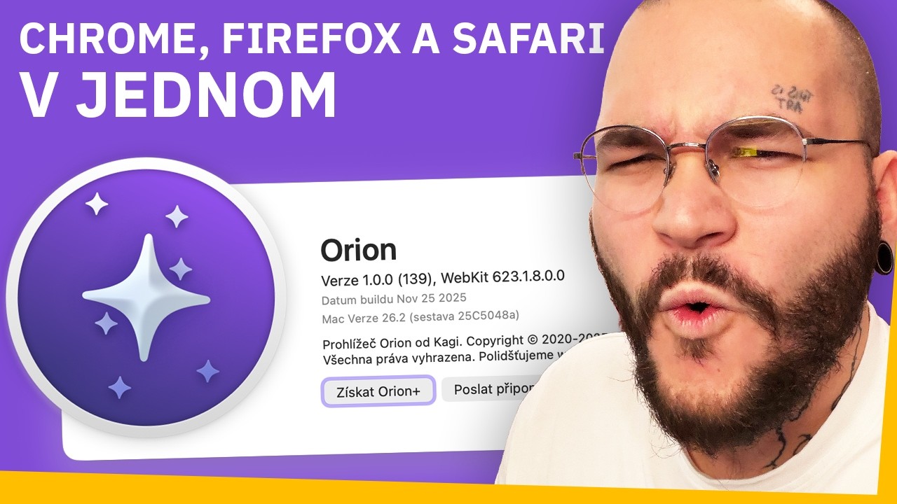 Orion je nový král mezi prohlížeči..