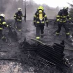 V Kanicích na Brněnsku shořela chata V Kanicích na Brněnsku shořela chata