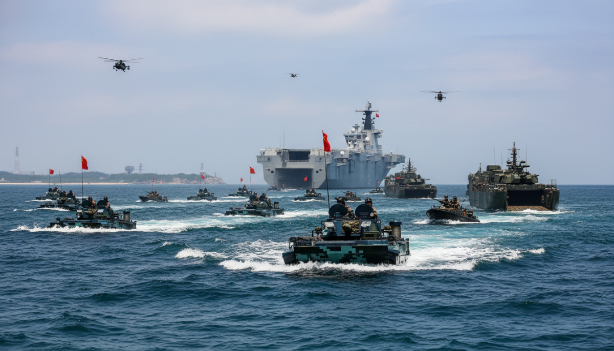 Tchaj-wan pod hrozbou: Čína by mohla během 10 dnů vyslat 300 000 vojáků