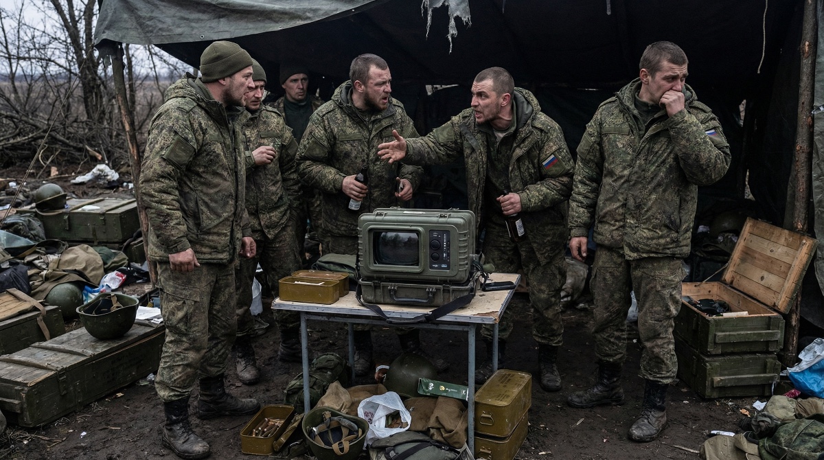 Opilí ruští vojáci se podle partyzánů postříleli kvůli ukořistěnému termoviznímu přístroji