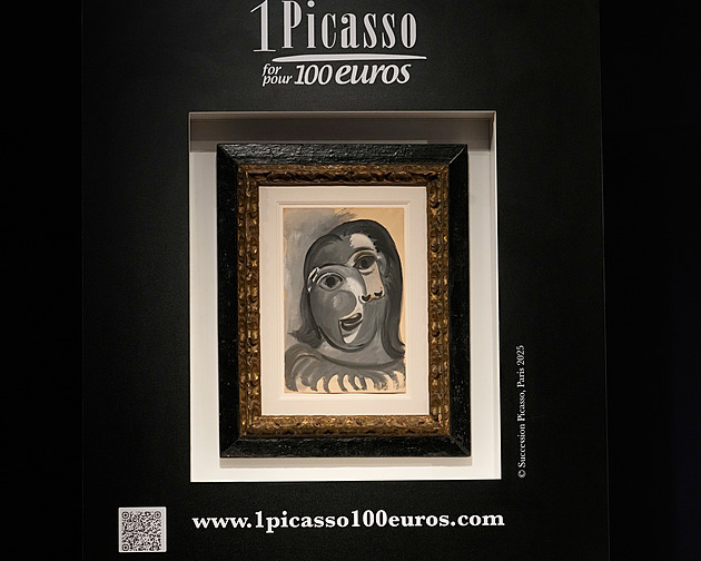 Picasso za pár tisíc. Muž v tombole vyhrál obraz v hodnotě 25 milionů korun