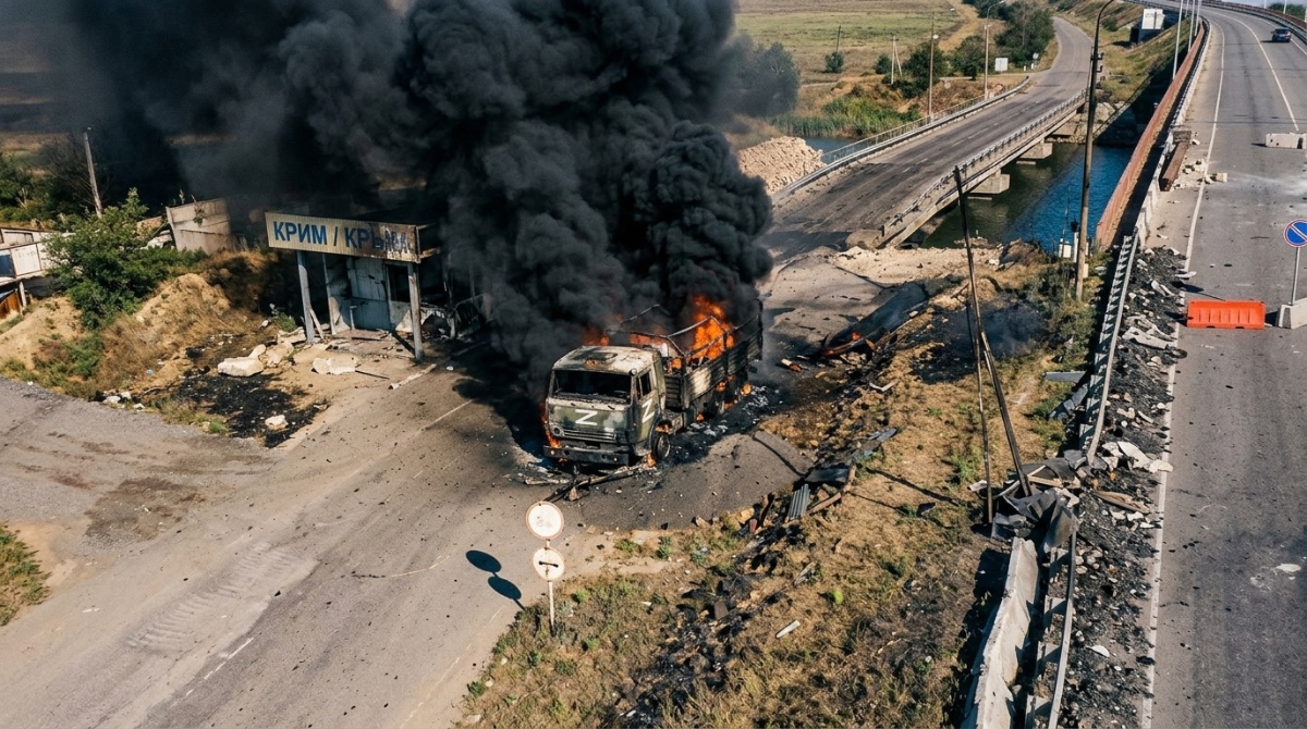 Mosty nestačily, pontony taky ne. Ukrajina dál rozbíjí ruskou logistiku na jihu