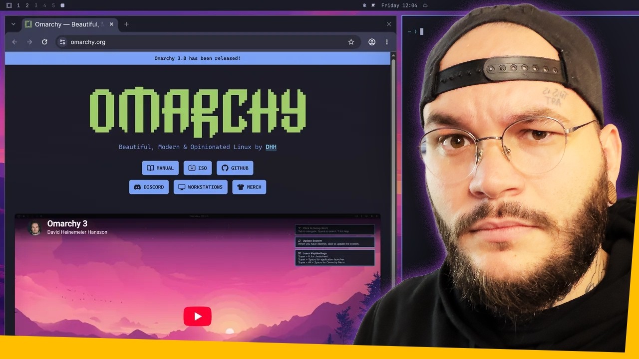 Zkouším systém OMARCHY..